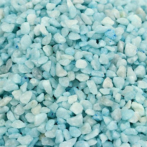 Floristik24 Granuli decorativi pietre decorative azzurre 2mm - 3mm 2kg
