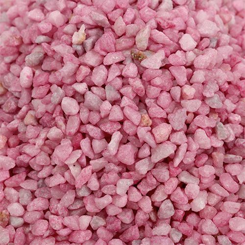 Floristik24 Granuli decorativi pietre decorative rosa 2mm - 3mm 2kg