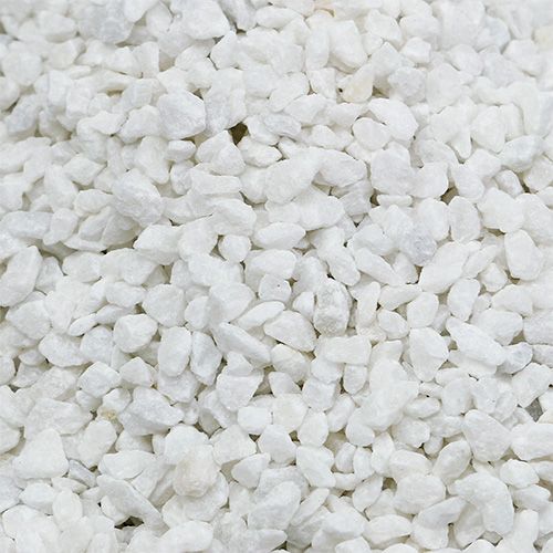 Floristik24 Pietre decorative bianche in granulato decorativo 2mm - 3mm 2kg