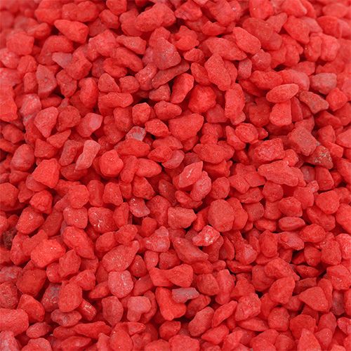 Prodotto Pietre decorative rosse in granulato decorativo 2mm - 3mm 2kg