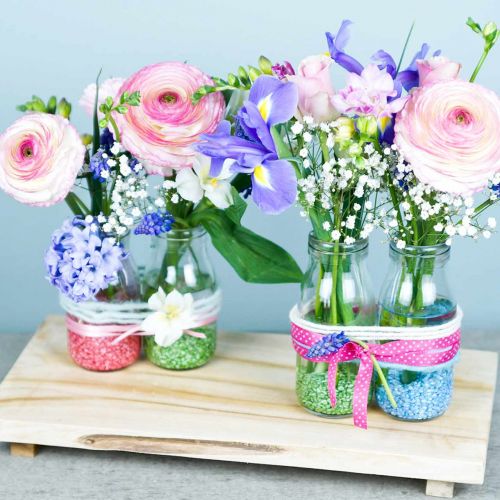 Floristik24 Granuli decorativi pietre decorative rosa 2mm - 3mm 2kg
