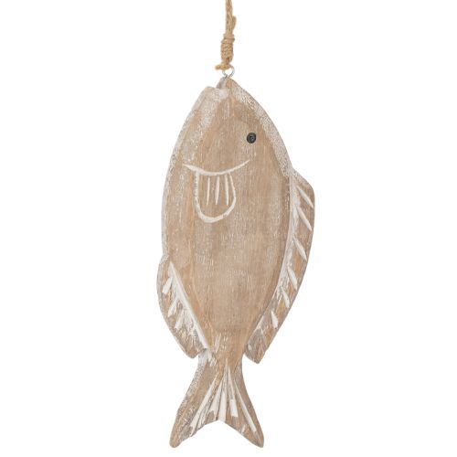 Appendino decorativo in legno a forma di pesce, 21 cm, 2 pezzi | Floristik24.it