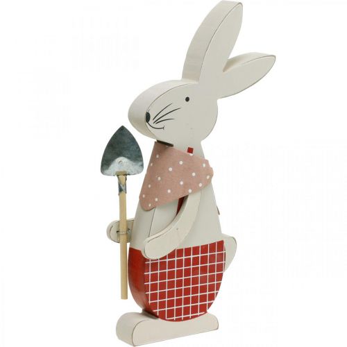 Prodotto Coniglietto decorativo con pala, coniglietto, decorazione pasquale, coniglietto di legno, coniglietto pasquale