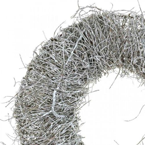 Floristik24 Ghirlanda decorativa natura, ghirlanda di vite, ghirlanda naturale Ø25cm bianca