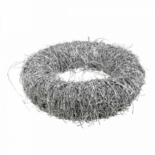 Floristik24 Ghirlanda decorativa natura, ghirlanda di vite, ghirlanda naturale Ø35cm bianca