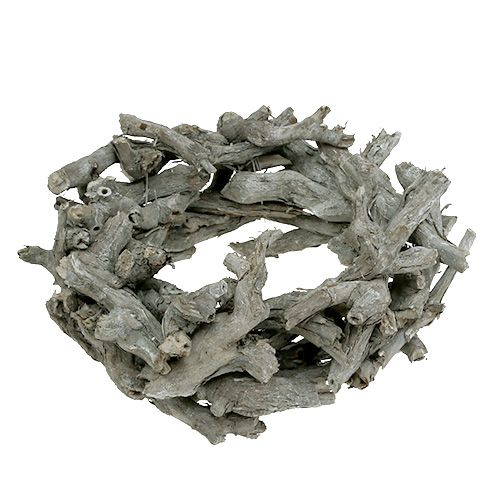 Floristik24 Ghirlanda decorativa di rami Ø37cm natura
