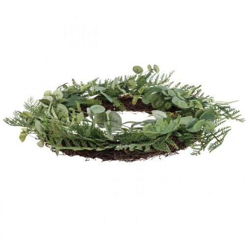 Prodotto Ghirlanda decorativa ghirlanda artificiale eucalipto abete oliva Ø45cm