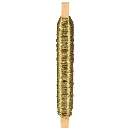 Floristik24 Filo smaltato decorativo Filo da avvolgimento oro 0,50 mm 50 m 100 g