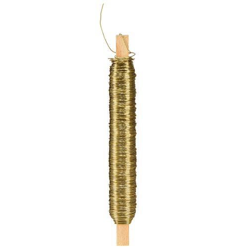 Prodotto Filo smaltato decorativo Filo da avvolgimento oro 0,50 mm 50 m 100 g