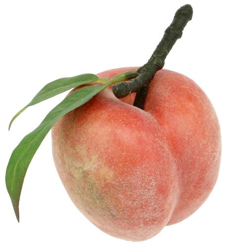 Floristik24 Deco frutta rosa pesca Ø8cm L10cm 4pz