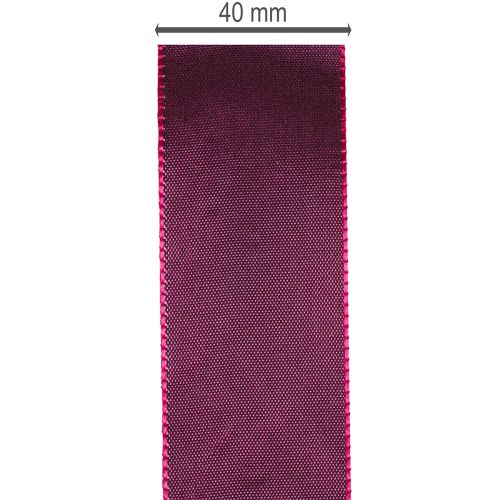 Nastro regalo in taffetà per regali di Natale, 40 mm, 50 m | Floristik24.it