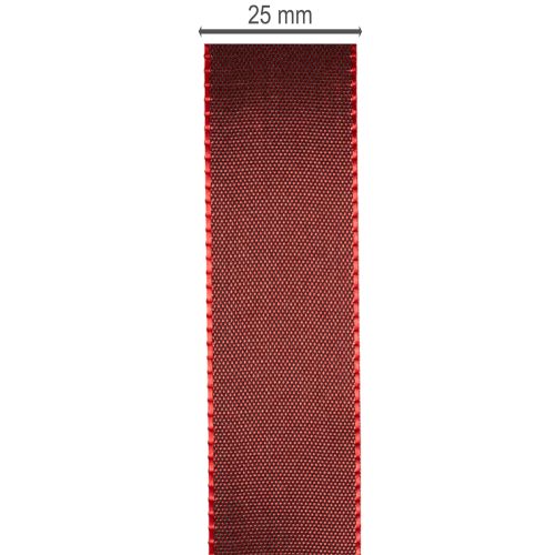 Nastro regalo, elegante e lucido nastro in taffetà per occasioni festive, largo 25 mm, lungo 50 m. | Floristik24.it