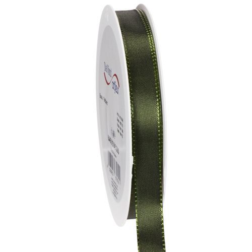 Nastro regalo con bordo intrecciato, nastro in taffetà per lavori creativi, largo 15 mm, lungo 50 m. acquistare | Floristik24.it