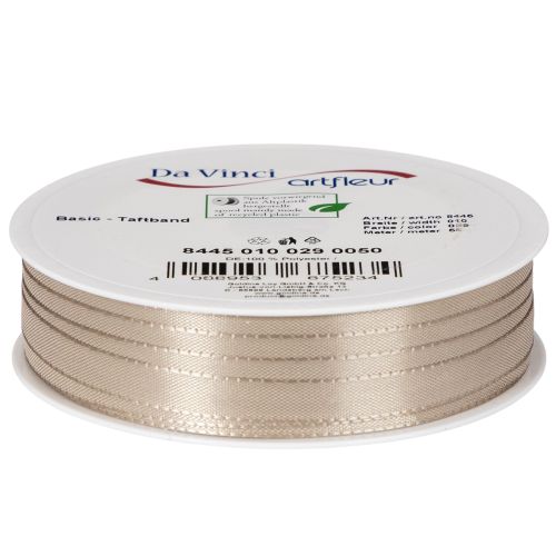 Nastro regalo sottile beige,