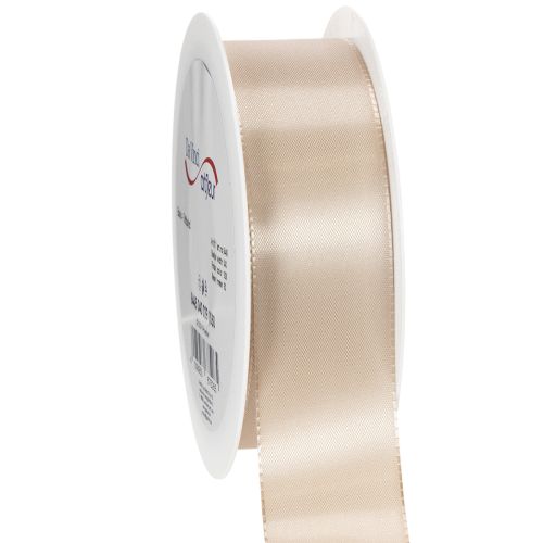 Nastro decorativo in taffetà in rotolo, ideale per fiocchi, larghezza 40 mm, lunghezza 50 m.