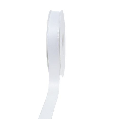 Nastro decorativo bianco 15mm 50m