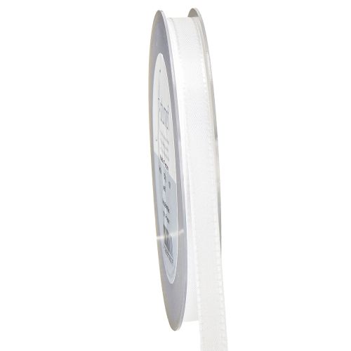 Nastro decorativo bianco 8mm 50m