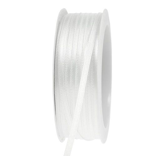 Nastro decorativo bianco 3mm 50m