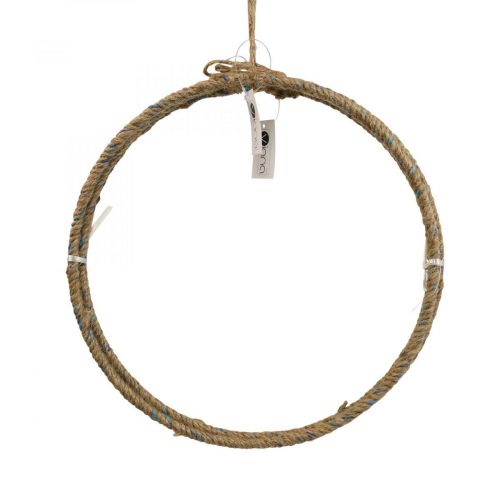 Anello decorativo juta Scandi anello decorativo per appendere Ø30cm 3pz