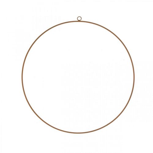 Anello decorativo in metallo, anello in metallo per appendere, anello decorativo patina Ø28cm 4pz