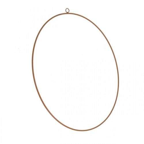Prodotto Anello decorativo in metallo, anello in metallo per appendere, anello decorativo patina Ø28cm 4pz