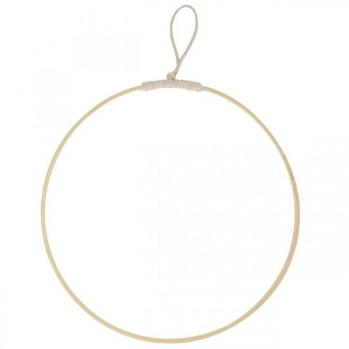 Floristik24 Anello decorativo per appendere, decorazione per finestre, decorazione per parete colori naturali Ø30cm 4 pezzi