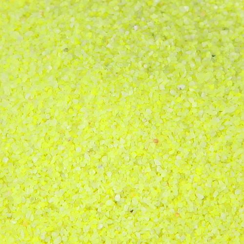 Prodotto Sabbia decorativa gialla neon sabbia colorata 0,5 mm sabbia giallo neon 1 kg