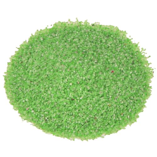 Sabbia decorativa verde neon sabbia colorata 0,5 mm verde neon 1 kg