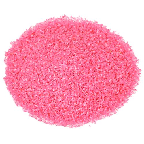 Sabbia decorativa rosa sabbia artigianale sabbia colorata 0,5 mm rosa neon 1 kg
