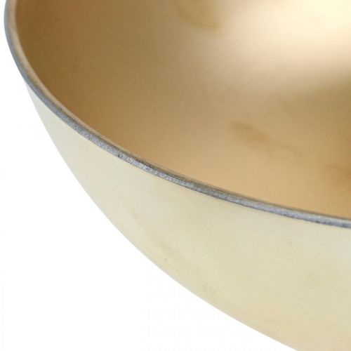 Floristik24 Ciotola decorativa per piante in oro plastica Ø30cm H9cm