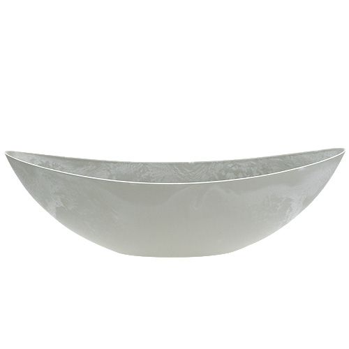 Prodotto Ciotola decorativa grigio chiaro 55,5 cm x 14 cm H17,5 cm 1 pezzo