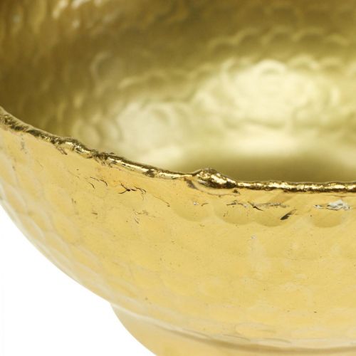 Floristik24 Ciotola decorativa in metallo Ciotola vintage oro Ciotola in metallo Ø16cm