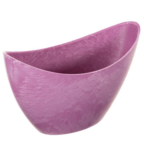 Ciotola decorativa in plastica rosa, 20 cm x 9 cm, altezza 11,5 cm, 1 pezzo. acquistare | Floristik24.it