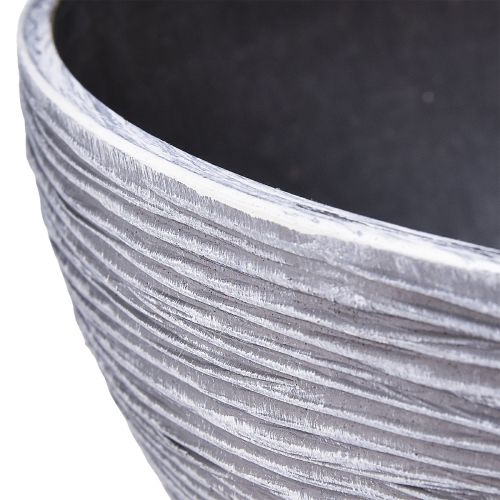 Prodotto Ciotola decorativa rotonda per piante grigio nero Ø40cm H19,5cm