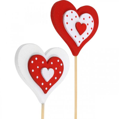 Prodotto Cuore decorativo a spina, decorazione di nozze, decorazione floreale per San Valentino, decorazione a cuore 18 pezzi