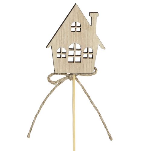 Prodotto Tappi decorativi Decorazioni natalizie casette in legno 4,5x5 cm 12 pz
