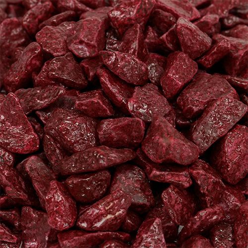 Floristik24 Pietre decorative 9mm - 13mm 2kg Borgogna