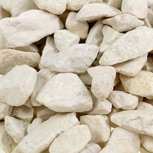 Floristik24 Pietre decorative 9mm - 13mm 2kg crema