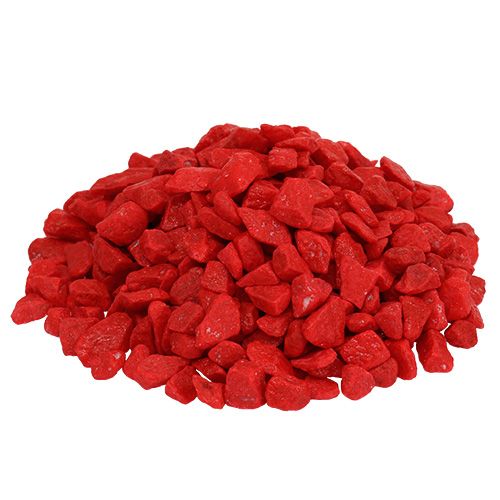 Floristik24 Pietre decorative 9mm - 13mm rosse 2kg