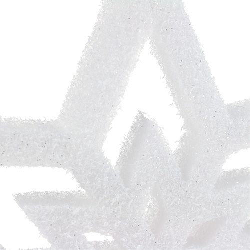 Prodotto Stella decorativa bianca, innevata 28 cm L40 cm 1 pezzo