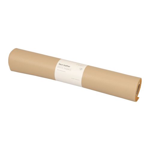 Prodotto Runner da tavolo in ecopelle tessuto decorativo beige pelle 33 cm×1,35 m