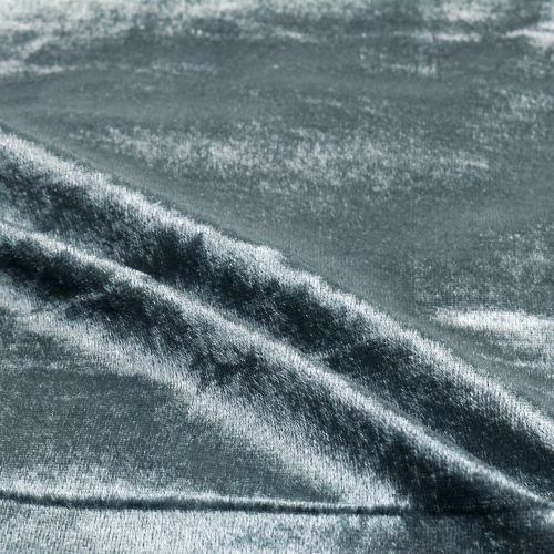 Floristik24 Tessuto decorativo Velluto Antracite 140cm x 300cm