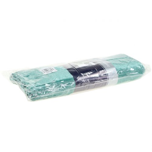 Floristik24 Tessuto decorativo Velluto verde menta 140 cm x 300 cm