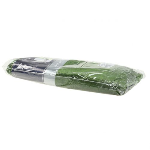 Floristik24 Tessuto decorativo Velluto verde muschio 140 cm x 300 cm