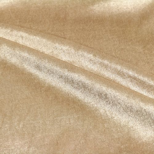 Floristik24 Tessuto decorativo Velluto Sabbia 140cm x 300cm