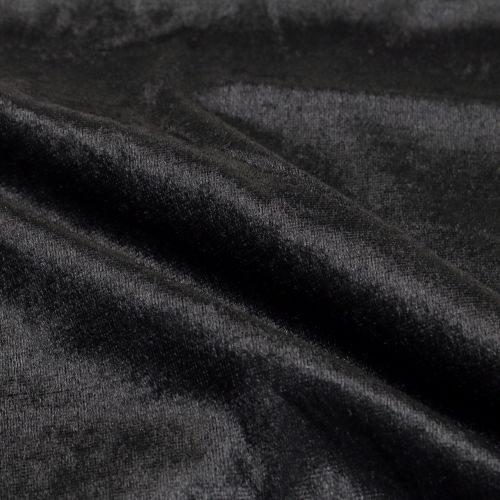 Prodotto Tessuto decorativo velluto nero 140 cm x 270 cm