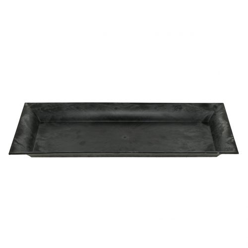 Prodotto Vassoio decorativo marmorizzato antracite 36x17 cm 6 pz