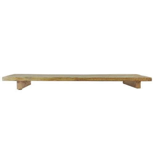 Floristik24 Vassoio decorativo in legno con base in legno di mango 80x6x27,5 cm