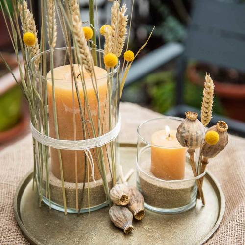 Floristik24 Piatto decorativo argilla Ø30cm oro