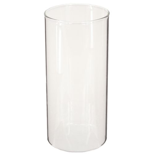 Floristik24 Vaso decorativo, vaso per fiori, vaso in vetro, incolore Ø9cm H20cm